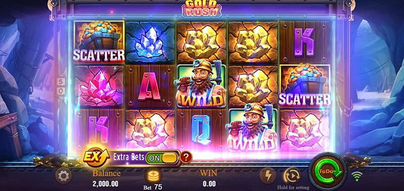 JILI Gold Rush Slot - Extra Bet