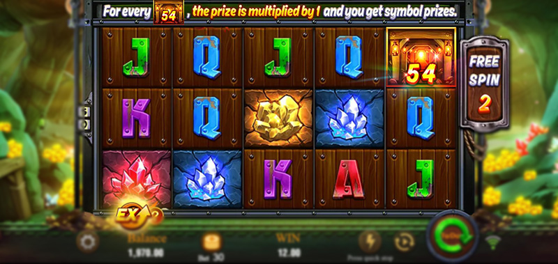 JILI Gold Rush Slot - Mystery Symbols Collected Value