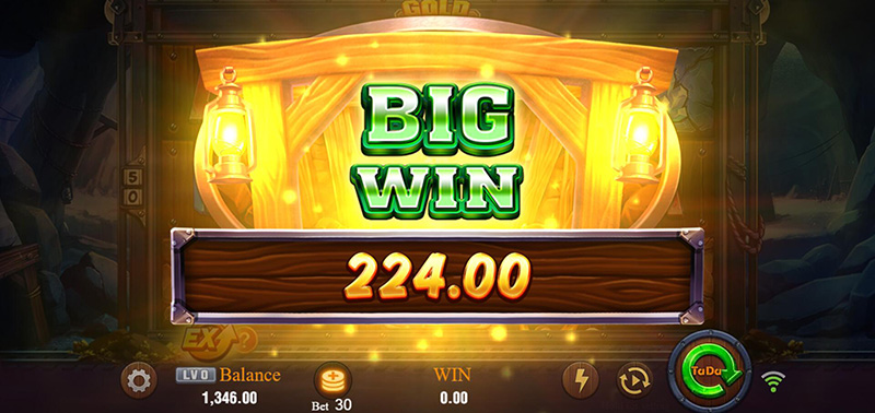 JILI Gold Rush Slot - Big Win