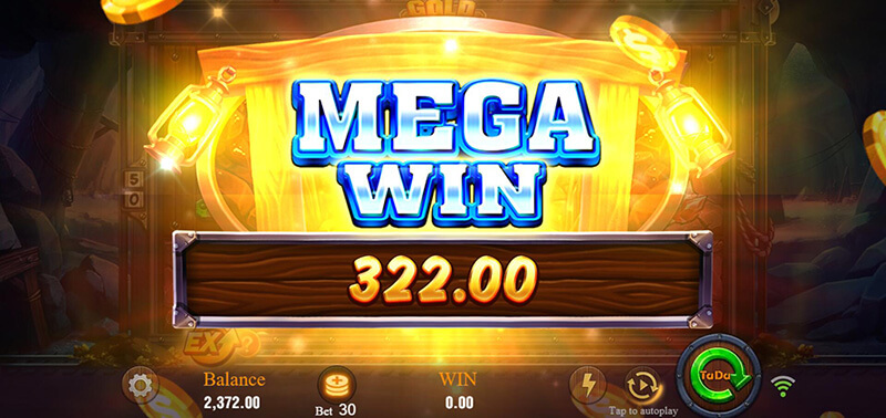 JILI Gold Rush Slot - Mega Win