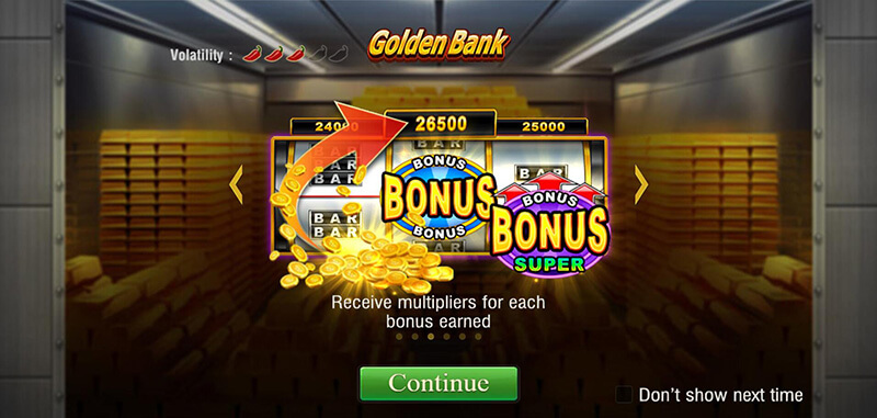 JILI Golden Bank Slot Game