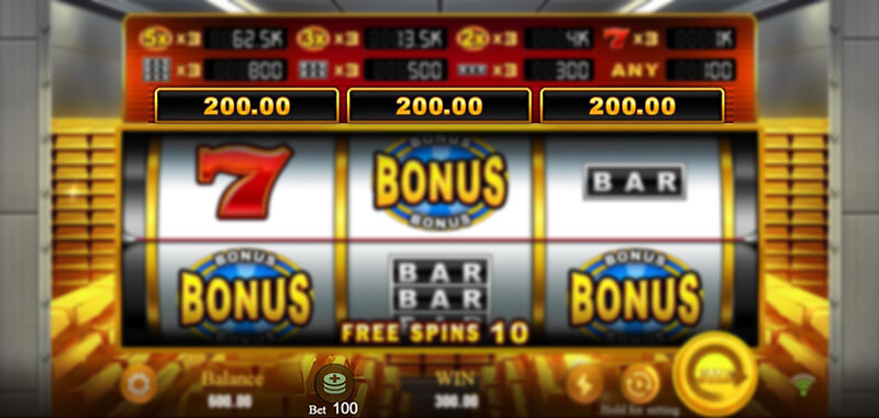 JILI Golden Bank Slot - Double The Bet Added