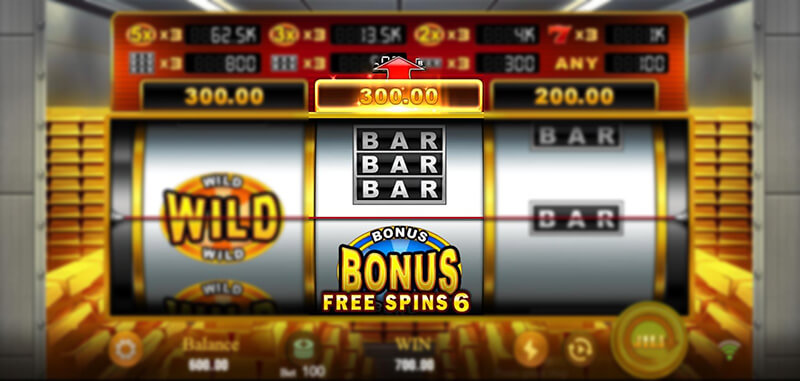 JILI Golden Bank Slot - Free Game Bonus Symbol