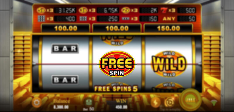 JILI Golden Bank Slot - Free Spin Symbols