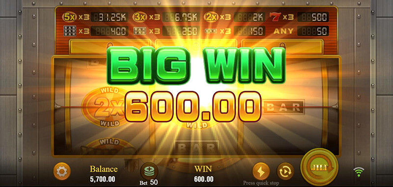 JILI Golden Bank Slot - Big Win