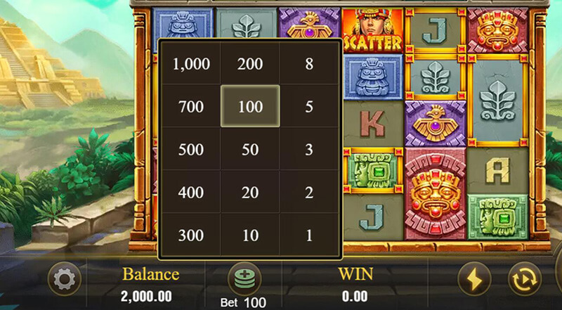 JILI Golden Empire Slot - Bet Option