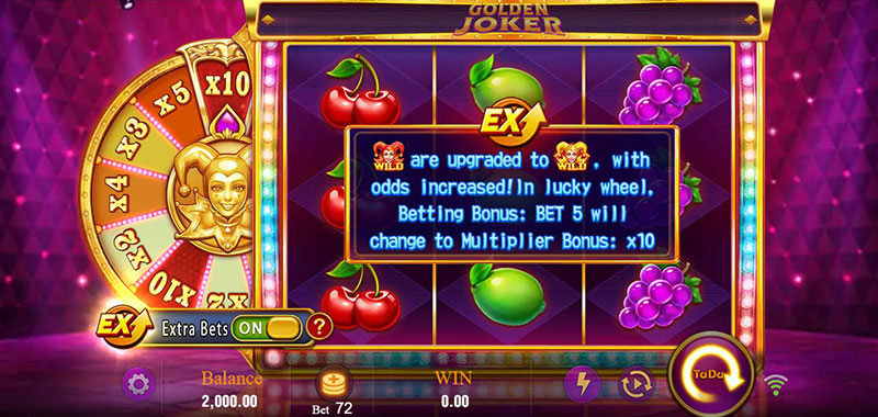 JILI Golden Joker Slot - Extra Bet