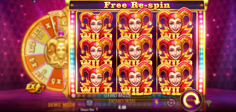 JILI Golden Joker Slot - Free Respin Full Stack of Wild Symbols