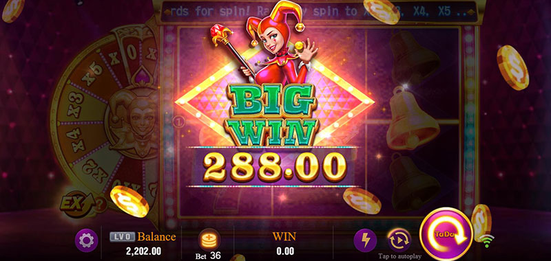 JILI Golden Joker Slot - Big Win