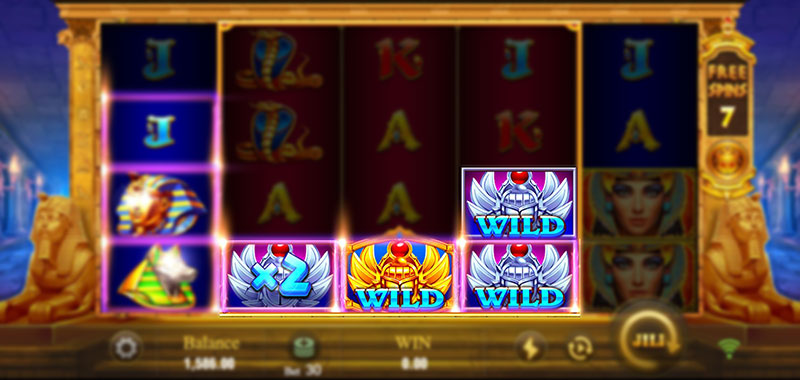 JILI Golden Queen Slot - Wild Card Multiplying Factor