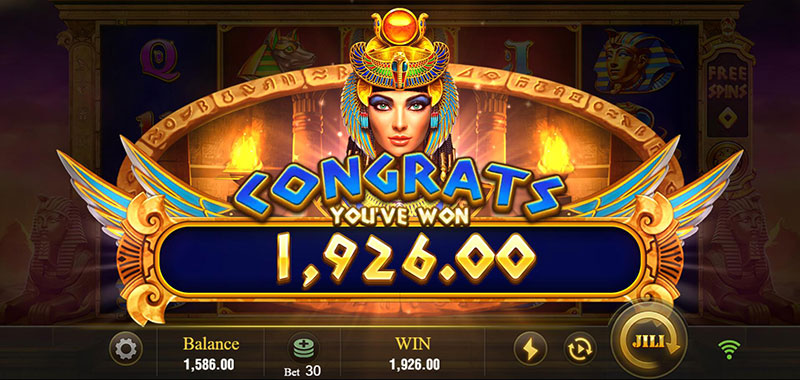 JILI Golden Queen Slot - Free Spins Total Win