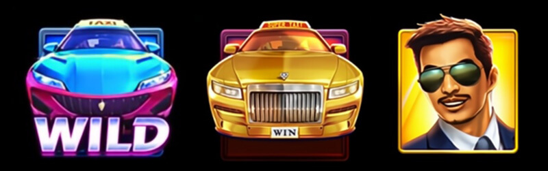 JILI Happy Taxi Slot - Wild Symbols, Taxi Driver Symbols, Golden Roll-Royce Symbols