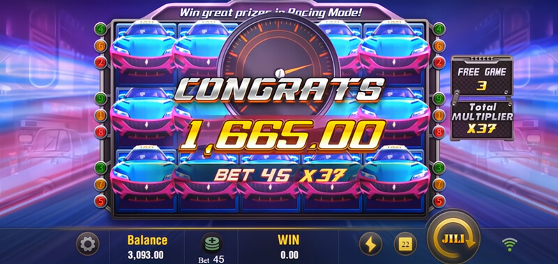 JILI Happy Taxi Slot - Total Win Calculated