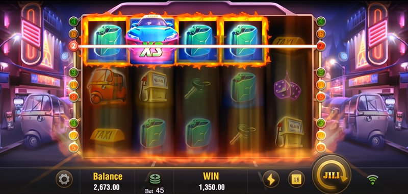 JILI Happy Taxi Slot - Triggered Super Win