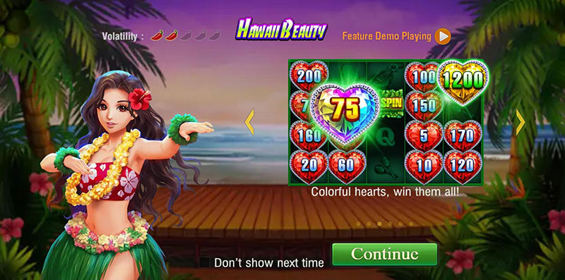 JILI Hawaii Beauty Slot Game