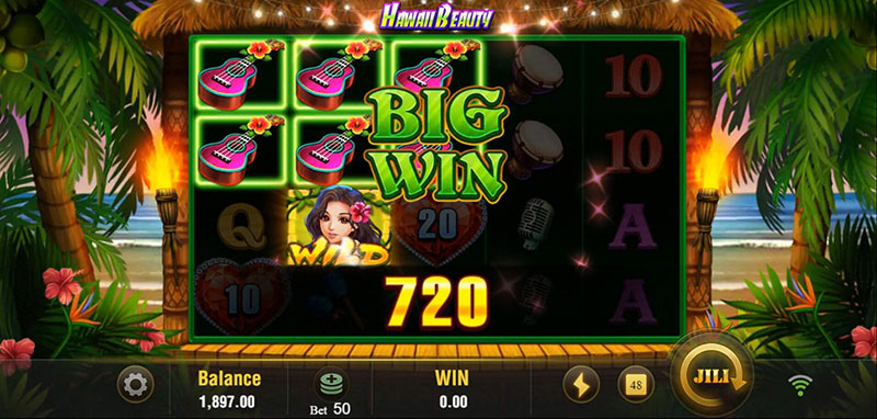 JILI Hawaii Beauty Slot - Big Win