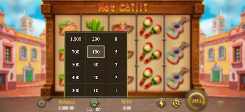 JILI Hot Chilli Slot - Betting Option, Auto Spin, Turbo Spin