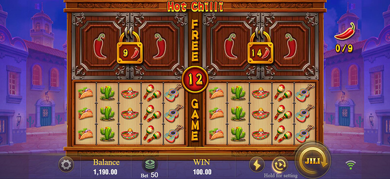 JILI Hot Chilli Slot - Free Spins Bonus Game