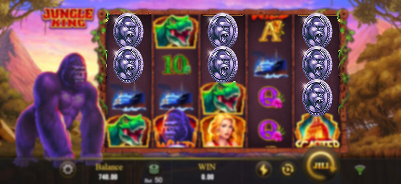 JILI Jungle King Slot - Mystery Symbols