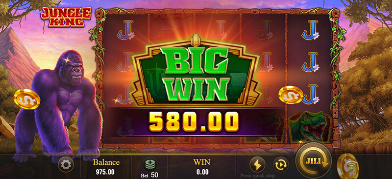 JILI Jungle King Slot - Big Win