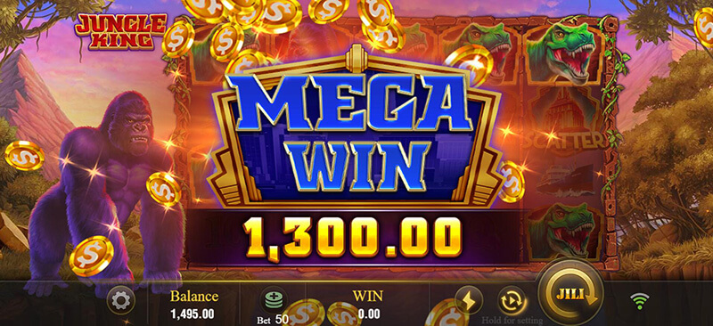 JILI Jungle King Slot - Mega Win