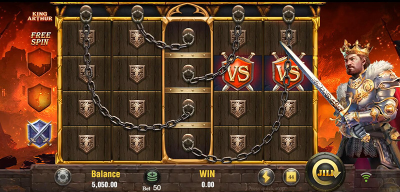 JILI King Arthur Slot - Red VS Symbol