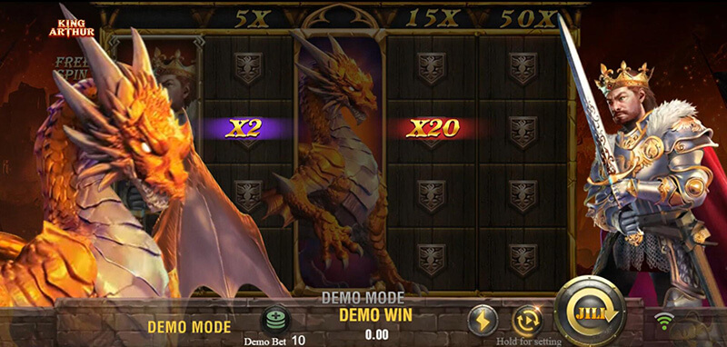 JILI King Arthur Slot - Dragon Reel Unlocked Will Be Multiplied