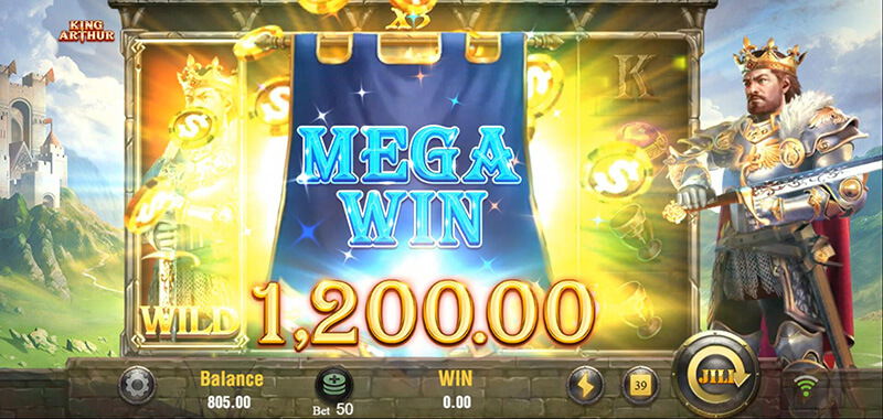 JILI King Arthur Slot - Mega Win