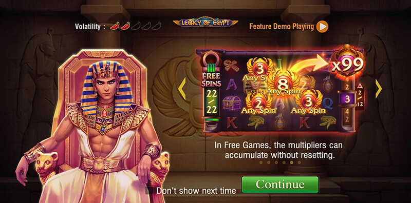 JILI Legacy of Egypt Slot Game