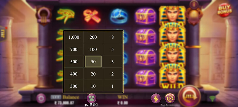 JILI Legacy of Egypt Slot - Betting Option, Auto Spin, Turbo Spin