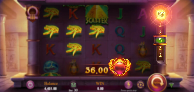 JILI Legacy of Egypt Slot - Without Number Nudge Symbol