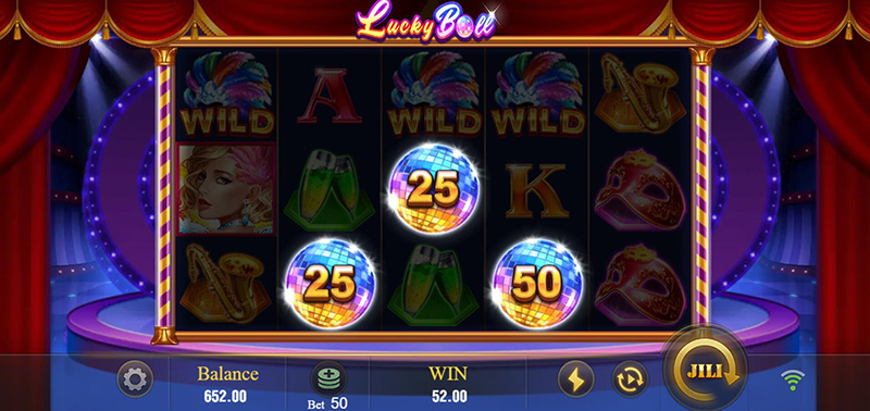 JILI Lucky Ball Slot - Appears 3 Scatter Symbols