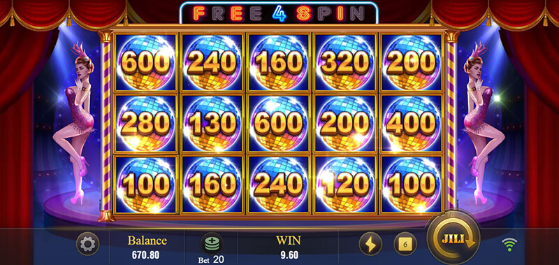 JILI Lucky Ball Slot - Reach 15 The Disco Balls