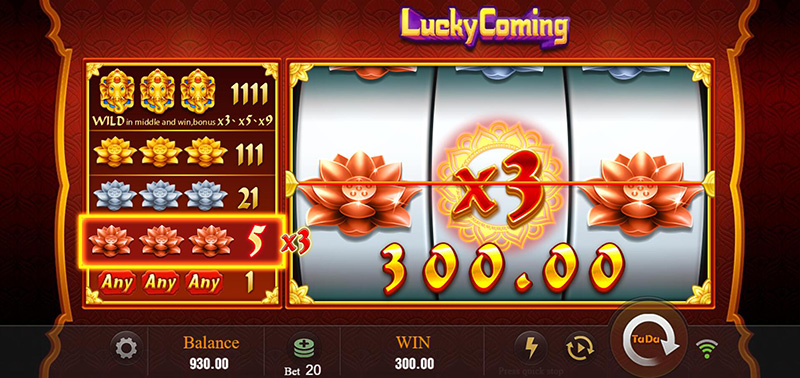 JILI Lucky Coming Slot - Copper Lotus Big Win