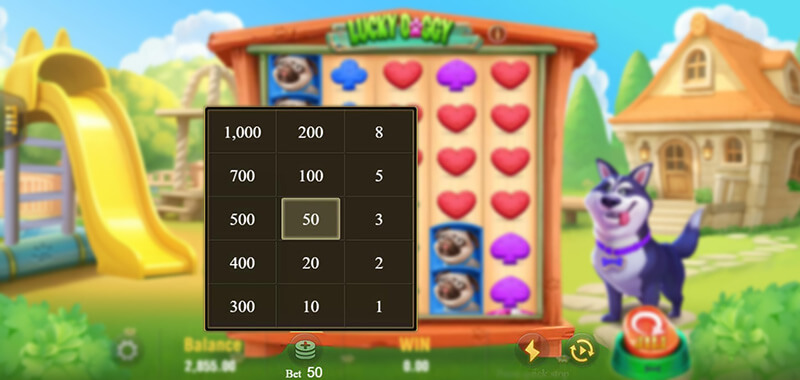 JILI Lucky Doggy Slot - Betting Option, Auto Spin, Turbo Spin