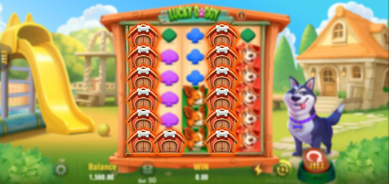 JILI Lucky Doggy Slot - Red Dog House