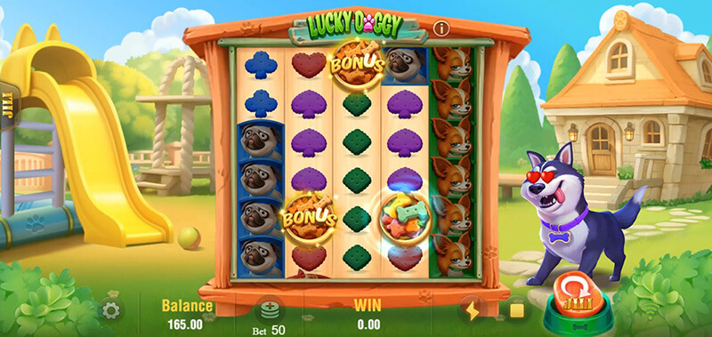 JILI Lucky Doggy Slot - Free Spins Bonus