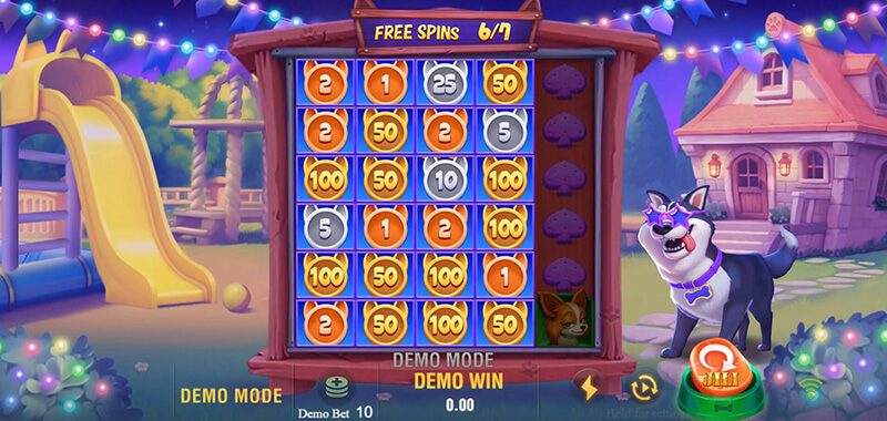 JILI Lucky Doggy Slot - Instant Symbols