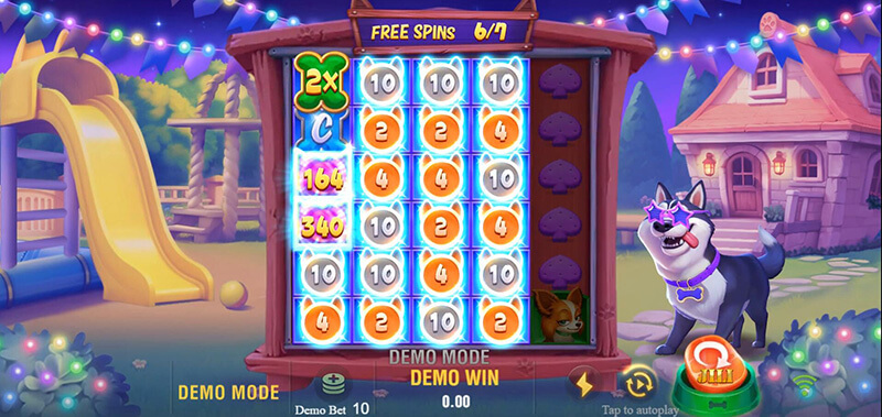 JILI Lucky Doggy Slot - Multiplier Symbols Values