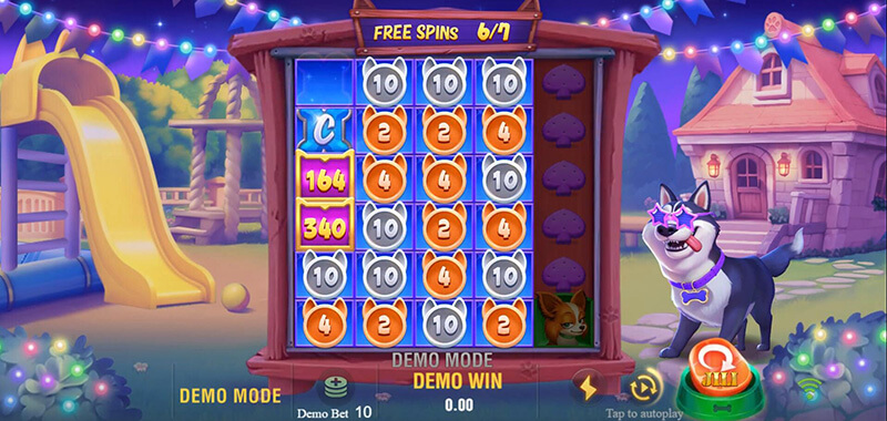 JILI Lucky Doggy Slot - Multiplier Symbols Removed From The Reels