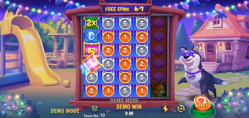 JILI Lucky Doggy Slot - SS Cutting Symbols