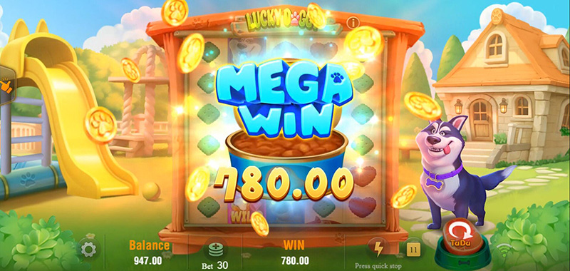 JILI Lucky Doggy Slot - Mega Win