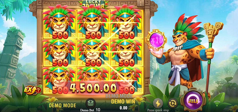 JILI Lucky Jaguar Slot - All Reel Symbols Match Winning Combinations