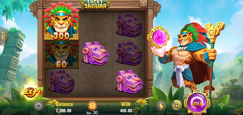 JILI Lucky Jaguar Slot - Symbols Lock and Respin