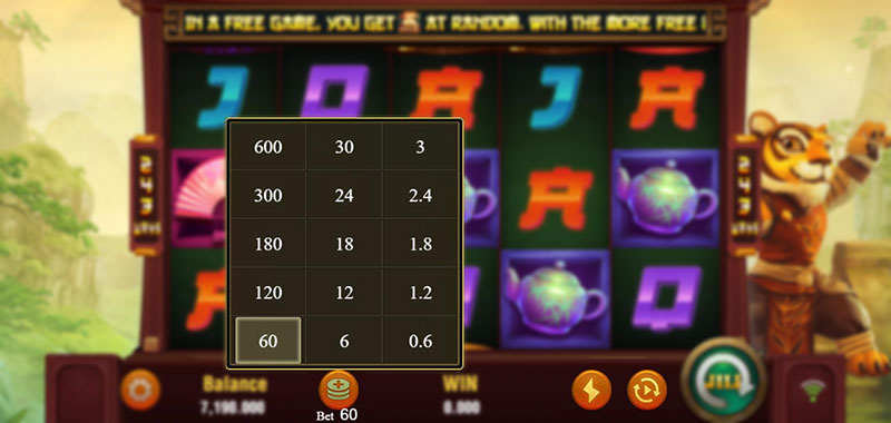 JILI Master Tiger Slot - Betting Option, Auto Spin, Turbo Spin