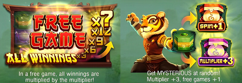 JILI Master Tiger Slot - Bonus Features