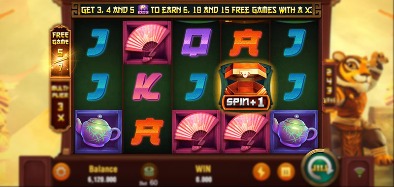 JILI Master Tiger Slot - Extra Free Spin