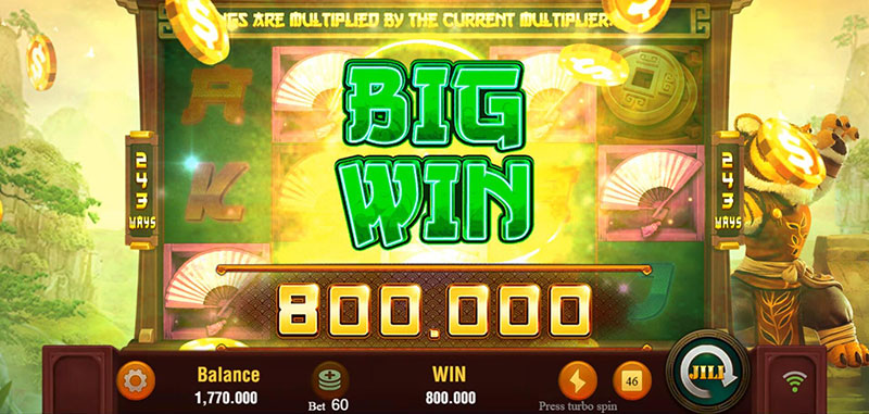 JILI Master Tiger Slot - Big Win