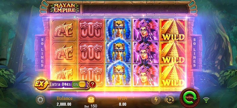 JILI Mayan Empire Slot - Extra Bets