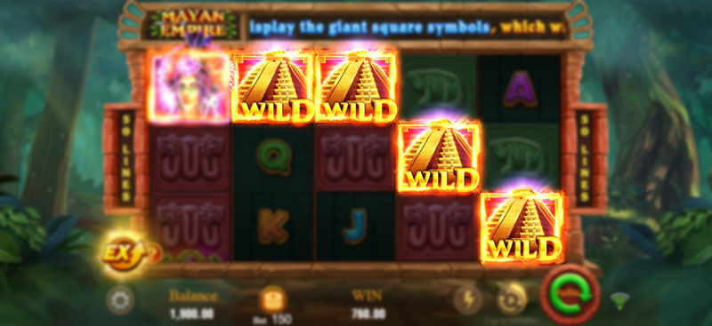 JILI Mayan Empire Slot - Wild Symbols